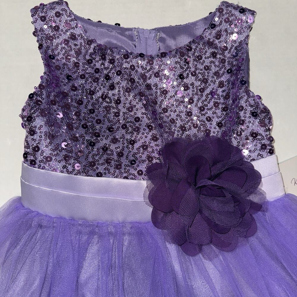 Kids Dream Girls 5/6 Sequin Bodice Tutu Dress Formal Party Wedding Evening - Picture 8 of 8